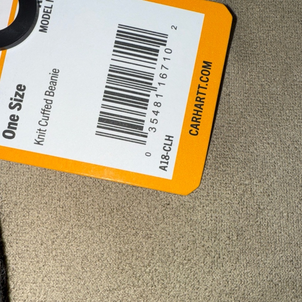 Carhartt Charcoal Knit Hat NEW - Picture 5 of 6